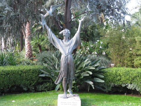 St. Francis of Assissi Statue in Sorrento Italy