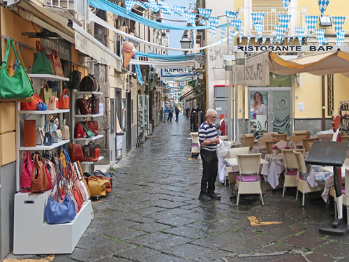 Via San Cesareo in Sorento Italy